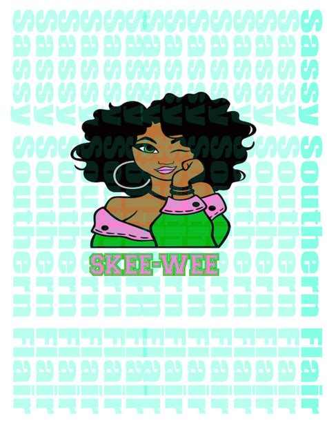 Sorority African Girl Svg Afro Woman Svg African American Etsy