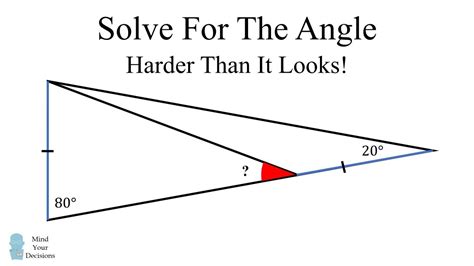How To Solve For The Angle Viral Math Challenge Educational Based