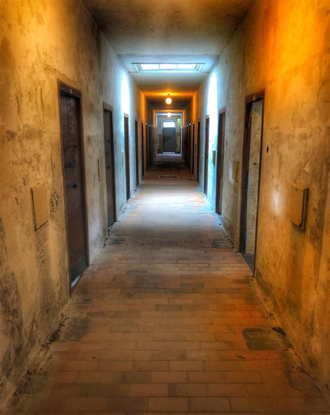 Prison Hallway In Dachau Concentration Camp Urbanexploration