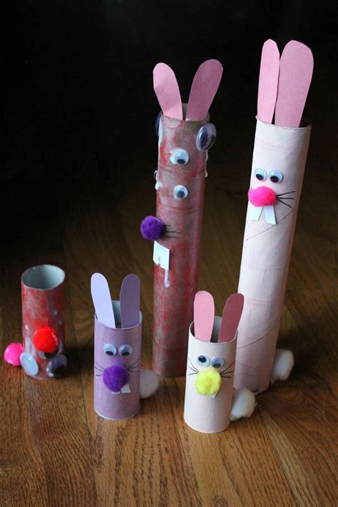 Toilet Paper Roll Easter Bunny Craft Easter Easter Crafts Bunny Crafts