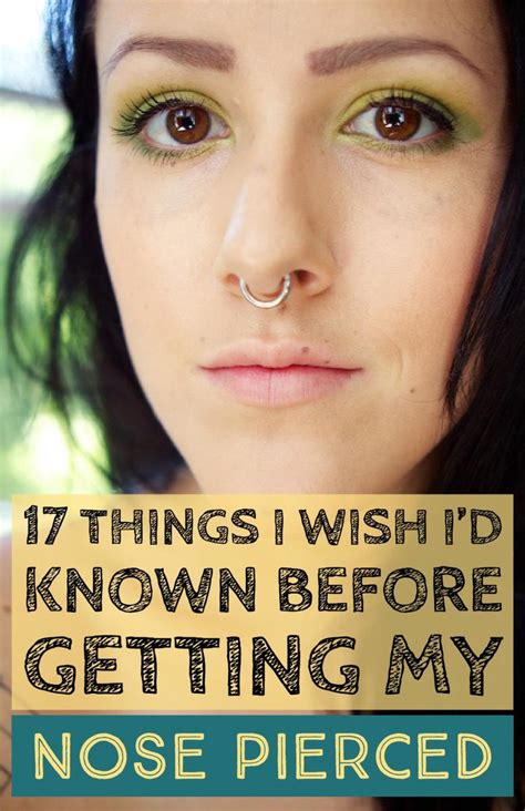 Best piercing places near me. 17 Things I Wish I'd Known Before I Got My Nose Pierced ...