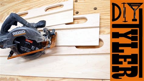 Diy track saw track saw for $120, includes the saw. DIY Circular Saw Track | Build with ONE Tool! - DIYTyler