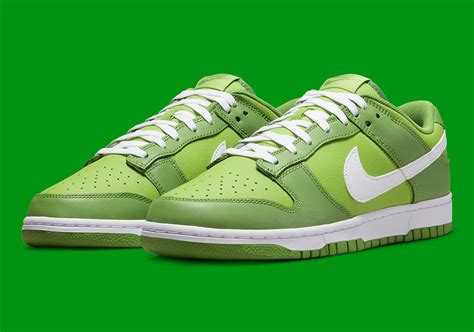 Nike Dunk Low Green White Dj6188 300 Release Info