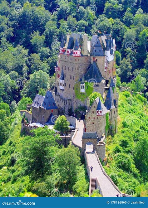 Eltz Castle Burg Eltz Rhineland Palatinate Germany Stock Image