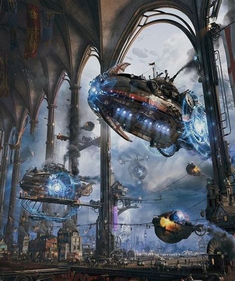 Pin By Larry On Concept Art Steampunk Art Futuristic Art Science