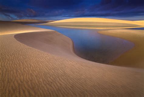 Serpentine Lencois Maranhenses Sand Dunes Brazil Michael Anderson