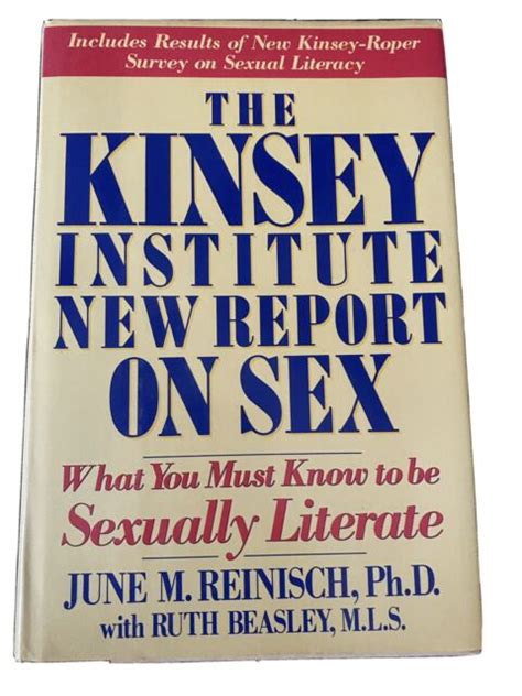 The Kinsey Institute New Report On Sex What You Must Know To Be Sexually Literate By Ruth