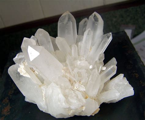 Large Quartz Crystal Cluster Natural Raw Points Clear