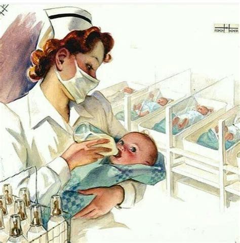 Pin By Nehal Beheiri On Unknowen Artist Nurse Art Vintage Nurse