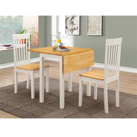 Below, check out our guide to 10 of the best drop leaf and extendable dining tables on the market today, designing your small space just got way easier. Drop Leaf Table and Dining Chairs Set