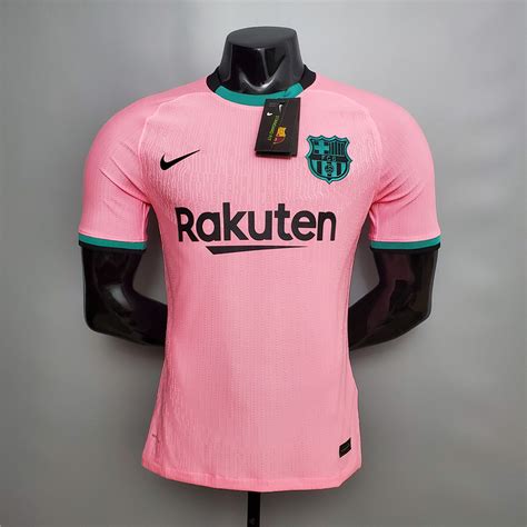 Barcelona 2021 Third Pink Soccer Jerseyplayer