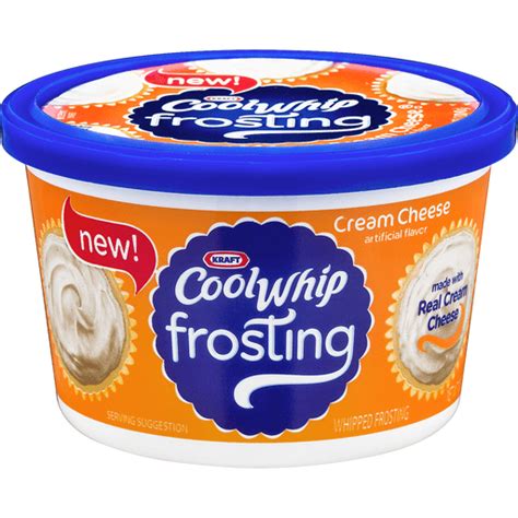 If you do this, serve it in remove the chocolate mixture from the heat and let it cool until the chocolate is just warm to the. Kraft Cool Whip Frosting Cream Cheese | Buehler's