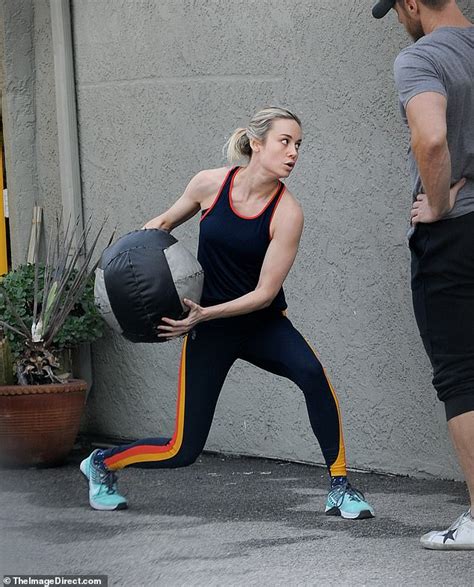 Brie Larson Looks Toned As She Works Out In La Day After Captain