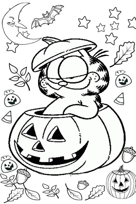 Https://wstravely.com/coloring Page/garfield Halloween Coloring Pages