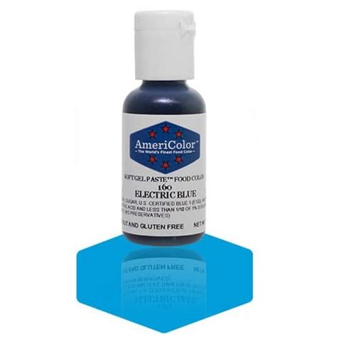 Americolor Electric Blue Soft Gel Paste Icing Food Colouring 135oz