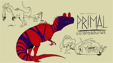 Genndy Tartakovsky Primal Ceratosaurus Style By Lilburgerd4 On Deviantart