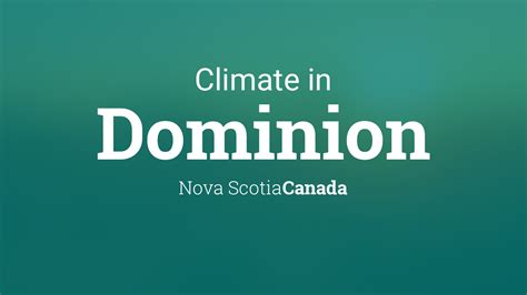 Climate And Weather Averages In Dominion Nova Scotia Canada