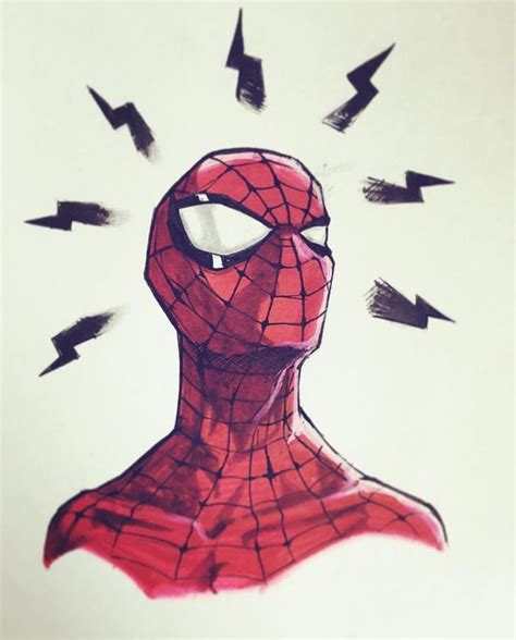 Spider Man Senses Spiderman Drawing Spiderman Art Marvel Drawings
