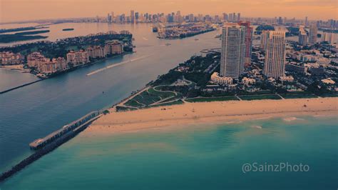 Early Morning Flight Over Miami Beach Youtube