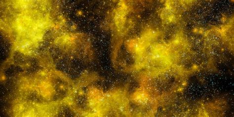 Yellow Galaxy Background