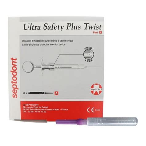 Ultra Safety Plus Twist Injektionskanülen 30G12 violett
