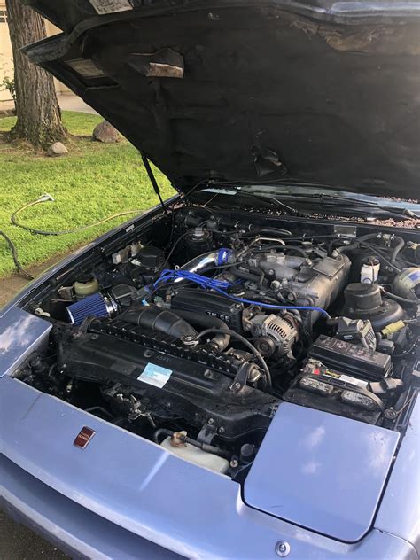 My 87 Engine Bay 7mgte Swapped Using 7mge Exhaust Manifold Running