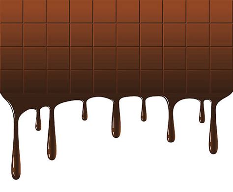 Melting Chocolate Bar Illustrations Royalty Free Vector Graphics