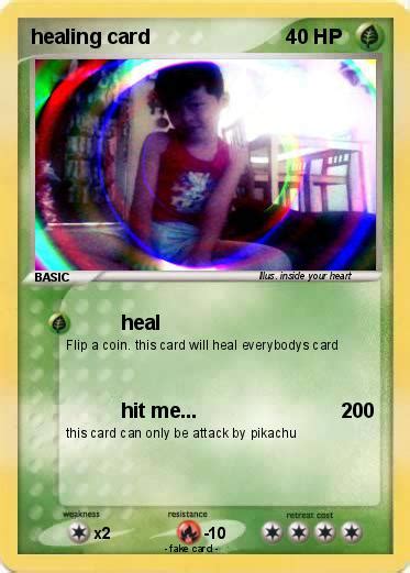 Pokémon Healing Card Heal My Pokemon Card