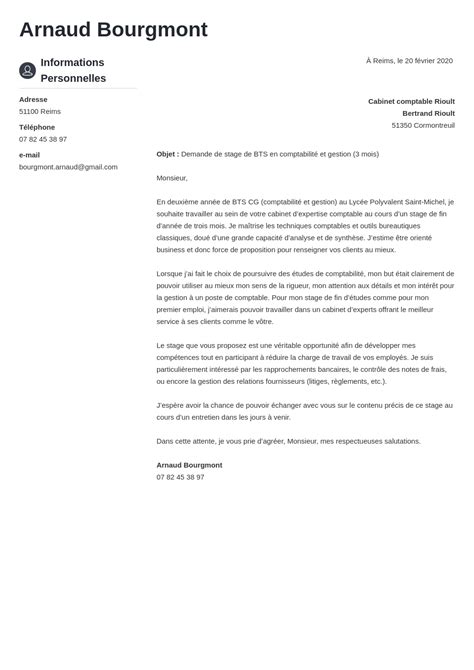 Exemple Lettre De Motivation Stage Bts Gpme Bruce Hogan Carta Exemplo Riset