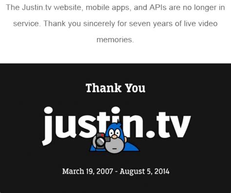 Justintv Closes Down After Seven Years Legit Reviews
