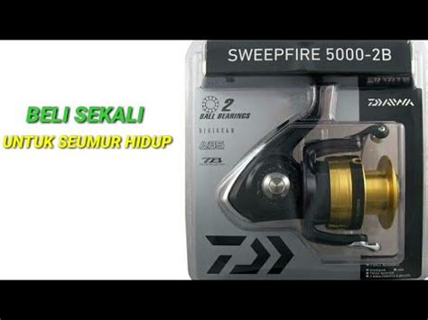 Review Reel Daiwa Sweepfire Youtube