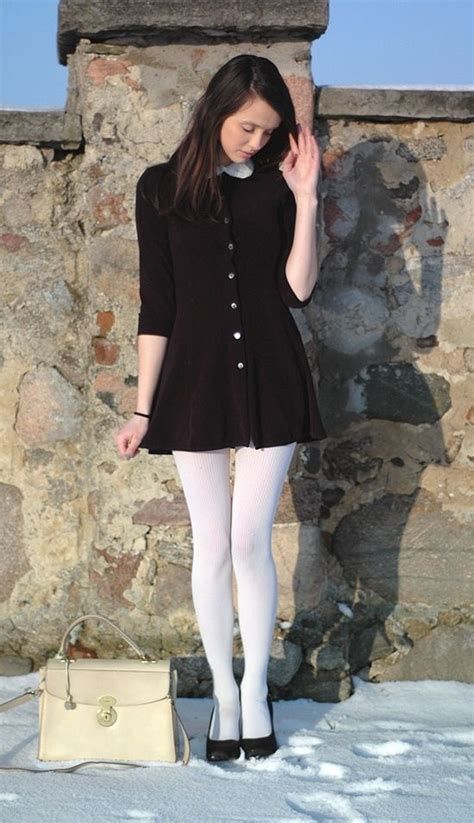 tights colored tights outfit white tights fashion tights