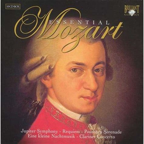 Essential Mozart 10cd Box Set By Mozart Wolfgang Amadeus 1756 1791