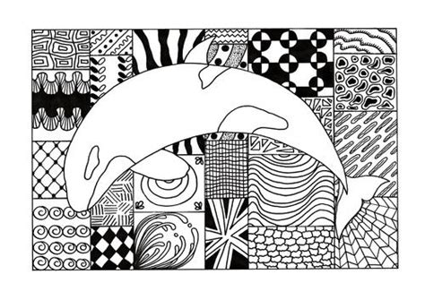 Choose from christmas and winter coloring pages butterfly coloring pages mandalas and more. Zentangle Orca Adult Coloring Page | FaveCrafts.com