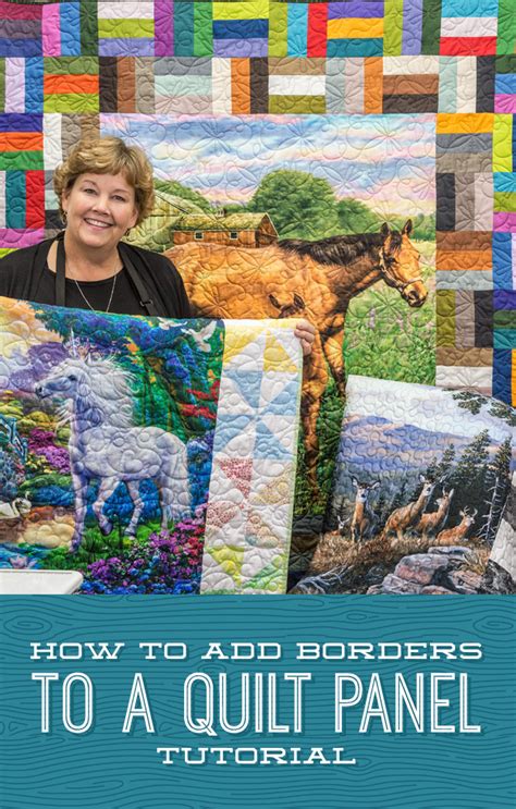 How To Add Borders To A Quilt Panel Tutorial Missouri Star Blog