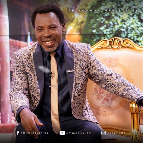 The cause of death has not yet been revealed. Pastor TB Joshua Reveals How He Gets Money for His Ministry - The Maravi Post