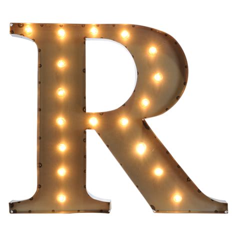 Marquee 24 Letter R