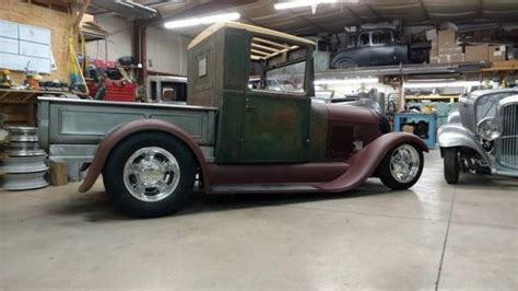 1928 1929 Ford Model A Truck Street Rod Hot Rod Halibrand Coupe