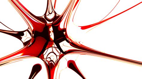 49275 Abstract Shapes Hd Wallpaper Cgi 3d Red Digital Art Mocah