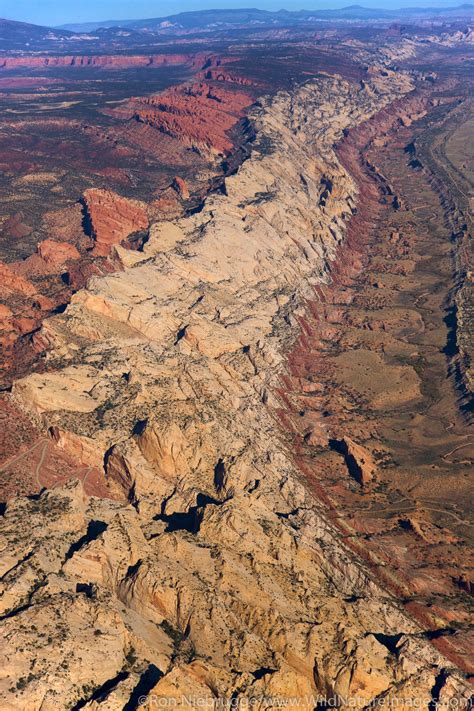 Aerial Waterpocket Fold Capitol Reef National Park Utah Photos By