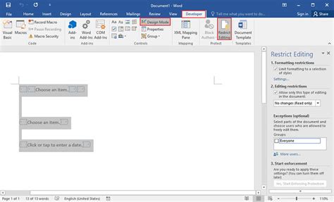 How To Make A Word Document Fillable 2021 Updated