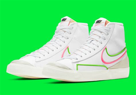 Buy Nike Blazers Pink And Green In Stock