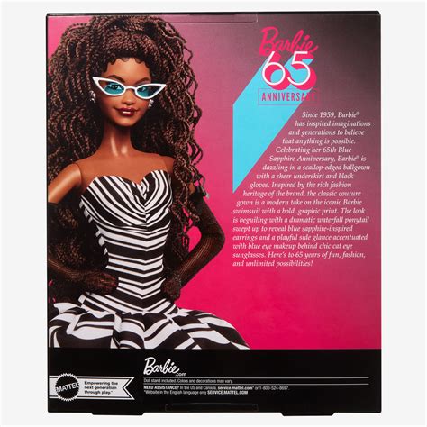 Brunette 65th Anniversary Barbie Doll Mattel Creations