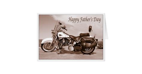 Happy Fathers Day Harley Davidson Card