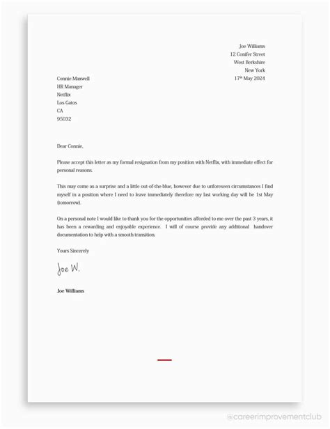 How To Write A Resignation Letter With Examples