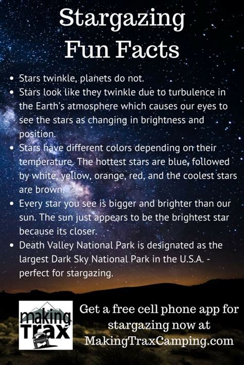 Star Gazing Fun Facts Astronomy Facts Space And Astronomy Space Facts