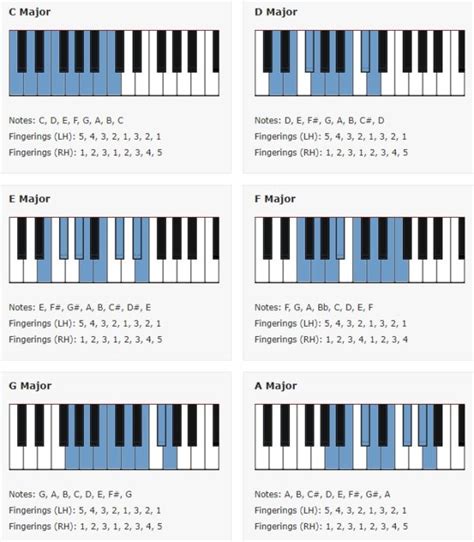 Piano Major Scalesarpeggios Reason E Loengineer Log Out