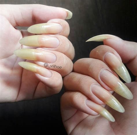 Pin By Annette Glover On Natural Nails Natural Nails Long Natural