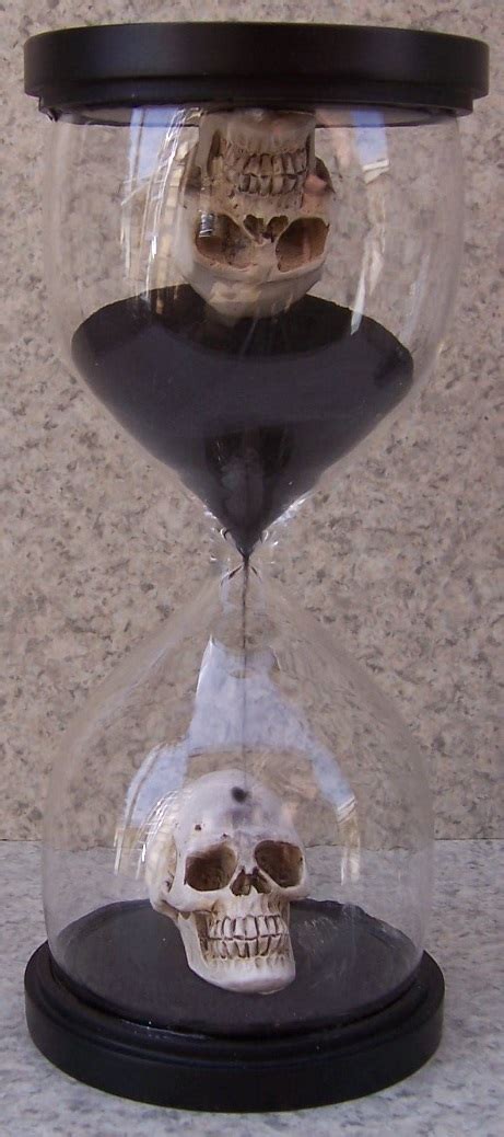 Hourglass Sand Timer Halloween Skull Head New Huge 20 Minutes Run Time Ebay