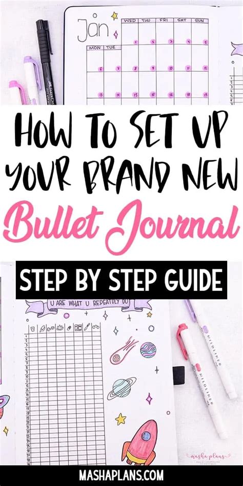 How To Set Up A Bullet Journal Step By Step Bujo Setup Guide Bullet